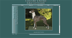 Desktop Screenshot of italiangreyhounds.co.za